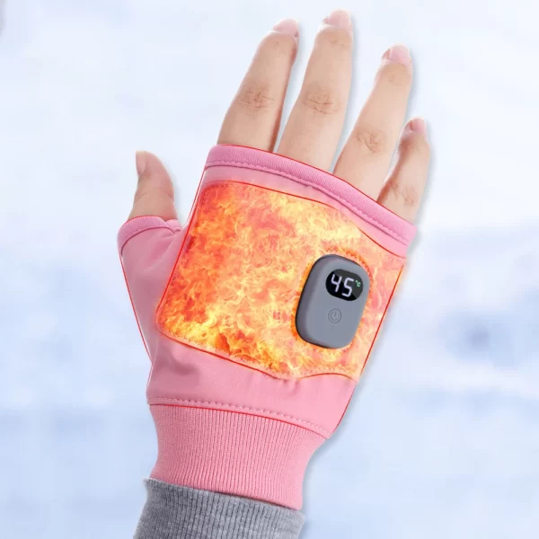 Rechargeable Heated Gloves 360 Degree Thermal Heated Gloves Winter Windproof - Image 13