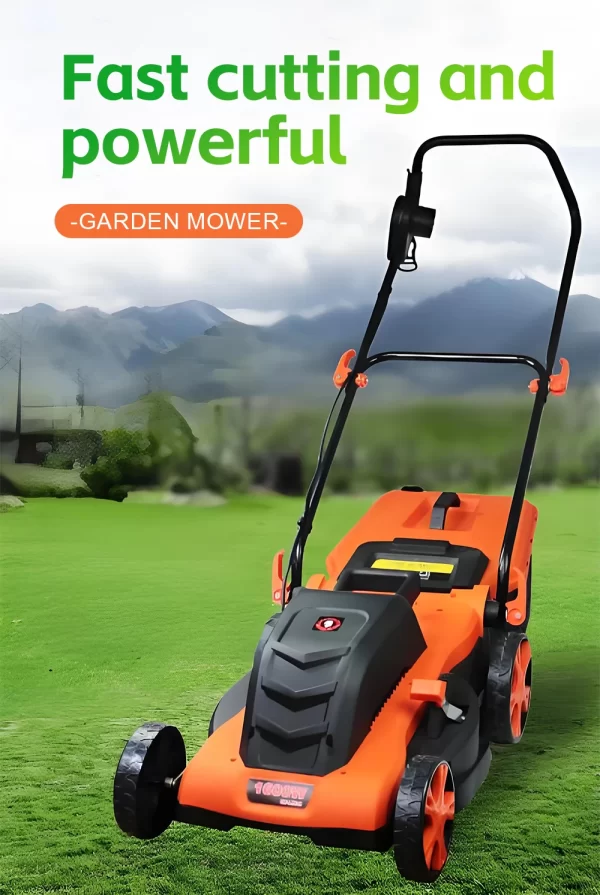 1200W/1600W Hand Push Weeder High Power Electric Lawn Mower - Image 11