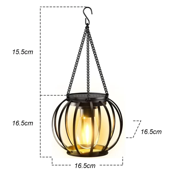 Solar Lantern Led Light Garden Lamps 3000k Lights Outdoor Waterproof - Image 8