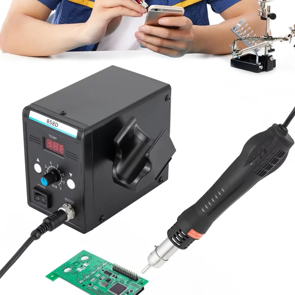 700W Hot Air Rework SMD Soldering Station - Image 3