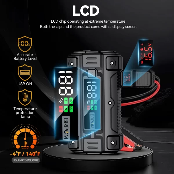 Car Jump Starter 3000A/4000A/5000A Battery Charger Emergency Power Bank Booster for 12V - Image 18