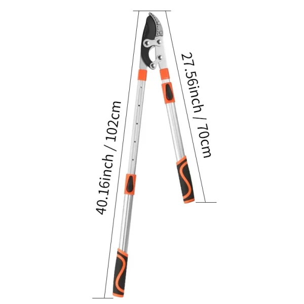 ZHENG QI Garden Branch Scissors Stretchable SK5 Steel Gardening Fruit Tree Pruning Shears - Image 6