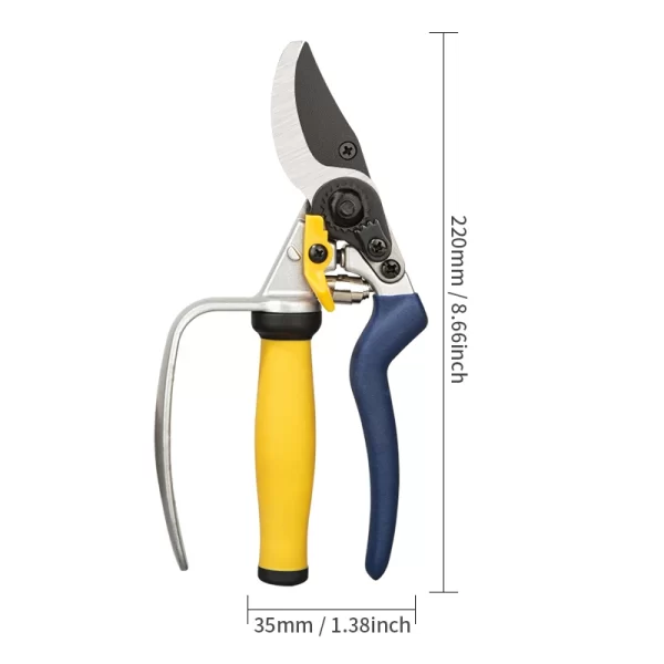 ZHENG QI Garden Branch Scissors Stretchable SK5 Steel Gardening Fruit Tree Pruning Shears - Image 9