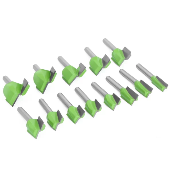 LAVIE 1/4 Shank Cleaning Bottom Bit Straight Router Bit Set - Image 5