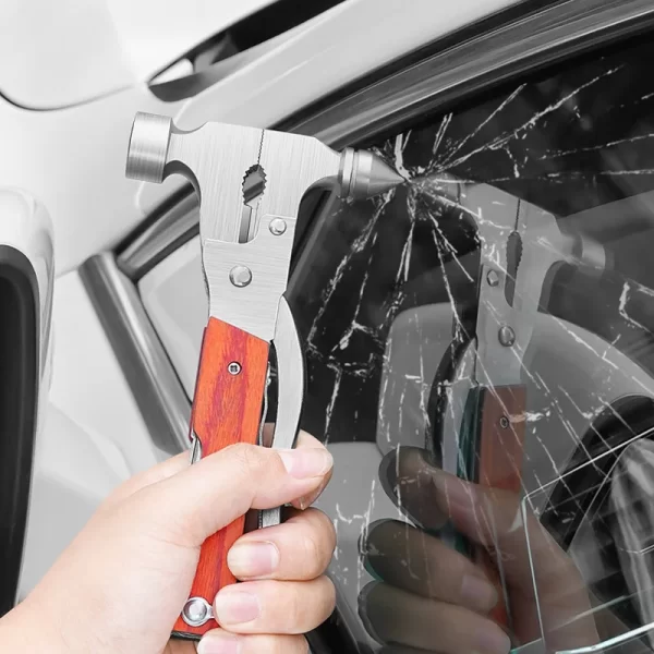 Multifunctional Car Safety Hammer Window Breaker , Multitool Outdoor Camping - Image 5