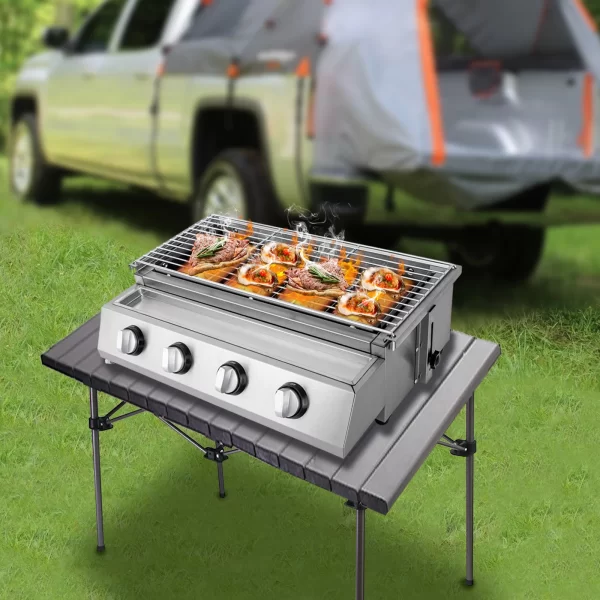 BBQ Propane Gas Stove Grill Stainless Steel Patio Garden Barbecue Grill - Image 7