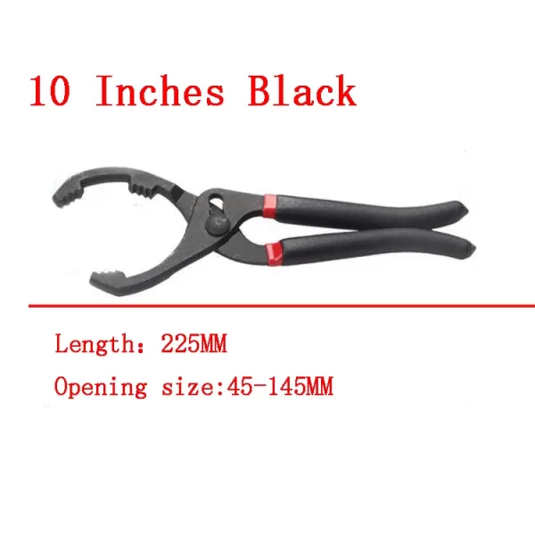 Pliers Oil Filter Wrench 10 12 inch Non Slip Grip Adjustable - Image 9