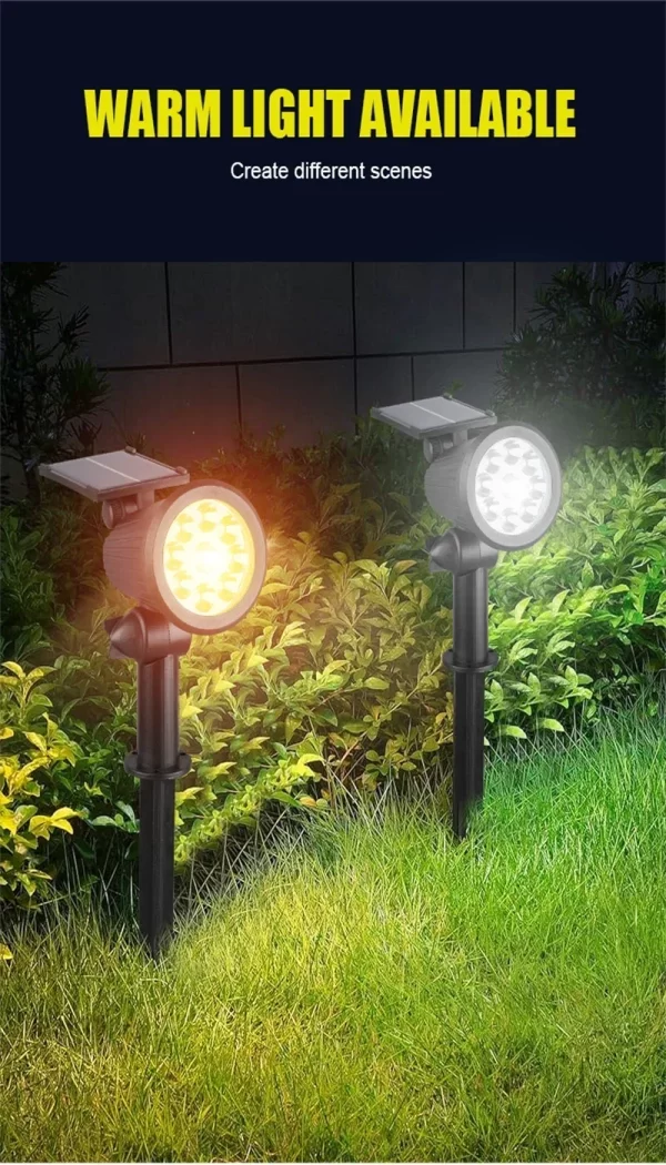 1~4Pack Solar Light Outdoor Adjustable 9LED Spotlight - Image 16