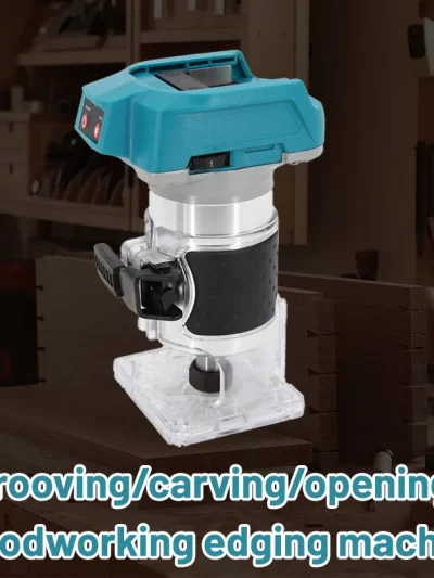 Woodworking Electric Trimmer Brushless Trimming Machine Wood Router Makita 18V Battery