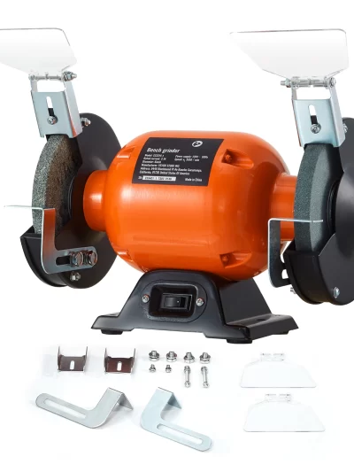 SucceBuy 6In Bench Grinder with 2.1A Brushless Motor Single Speed Table Grinder