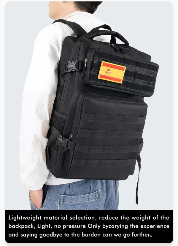 45L/25L Tactical Backpack Men's Travel Large Capacity Rucksacks - Image 47