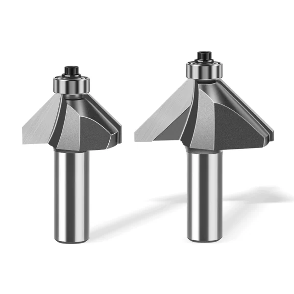 1pc 6mm 12mm Shank 45 Degree Bevel Router Bit Woodworking - Image 6