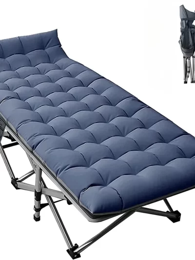 High Quality Portable Outdoor Folding Bed Camping Sleeping Cots Stainless Steel Pipe