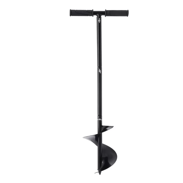 Manual Hand Earth Auger Fence Post Drill Soil Digger T-shaped Hole Borer Digger - Image 2