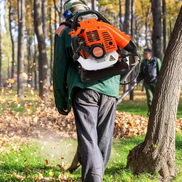 52CC Gas Powered Backpack Leaf Blower 2 Stroke Strong Wind Snow Blower 550 CFM Garden Yard Power Tools - Image 2