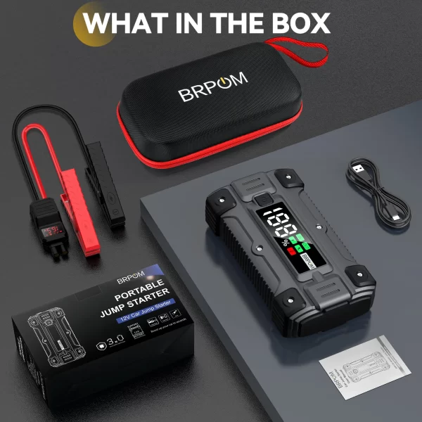Car Jump Starter 3000A/4000A/5000A Battery Charger Emergency Power Bank Booster for 12V - Image 6