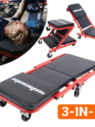 3-in-1 Rolling Mechanic Creeper