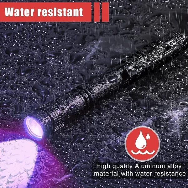 UV Flashlight 395nm Ultraviolet Torch With Pen Clip Portable AAA Batteries Used Violet Light Pet Urine Scorpion Detector UV Lamp - Image 13
