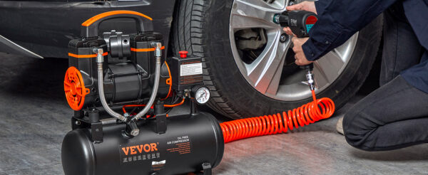 VEVOR Silent Air Compressor 900W 1450W 1800W Quiet Oil-free Portable Air Pump - Image 19
