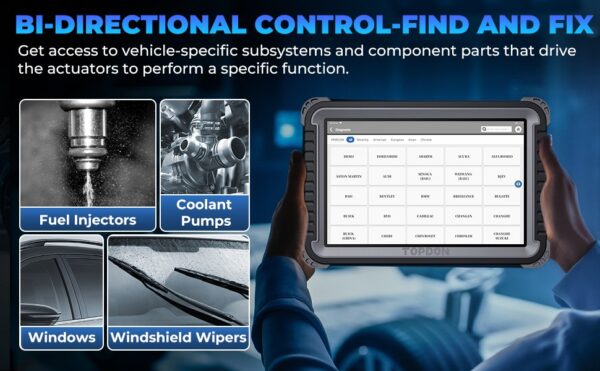 Topdon Phoenix Plus 2 Automotive Car Diagnostic Tool ECU Coding Scan - Image 11