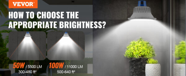VEVOR LED Barn Light 50W 5500LM / 100W 11000LM Ultra Brightness 6000K - Image 10