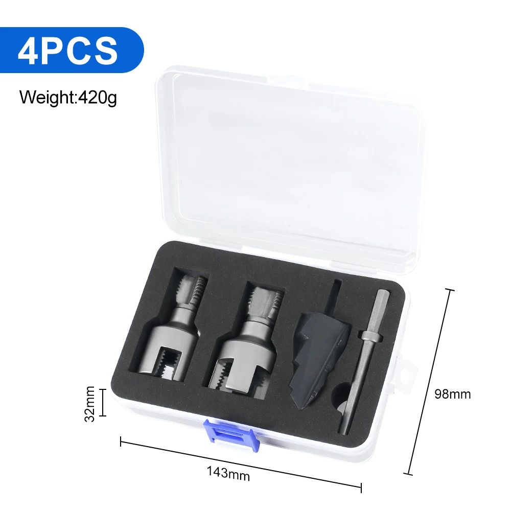 DN15/20/25 Pipe Threading Tool Hex Shank Die Internal External Threads 1/2&3/4&1 INCH Water Pipes PPR PVC MPP Detachable - Image 12