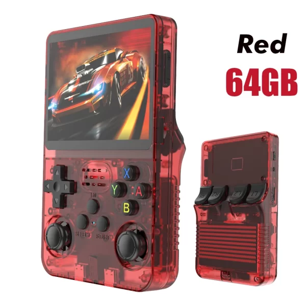 128G R36S Retro Handheld Video Game Console Linux System 3.5 Inch IPS Screen R35s Pro Portable Pocket Video Player 64GB Games - Image 13