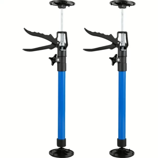 2Pcs Labor-Saving Telescopic Steel Support Rod Cabinet Jack Drywall Construction Tool Extensible Non-slip Hand Lifting Jack Tool - Image 8