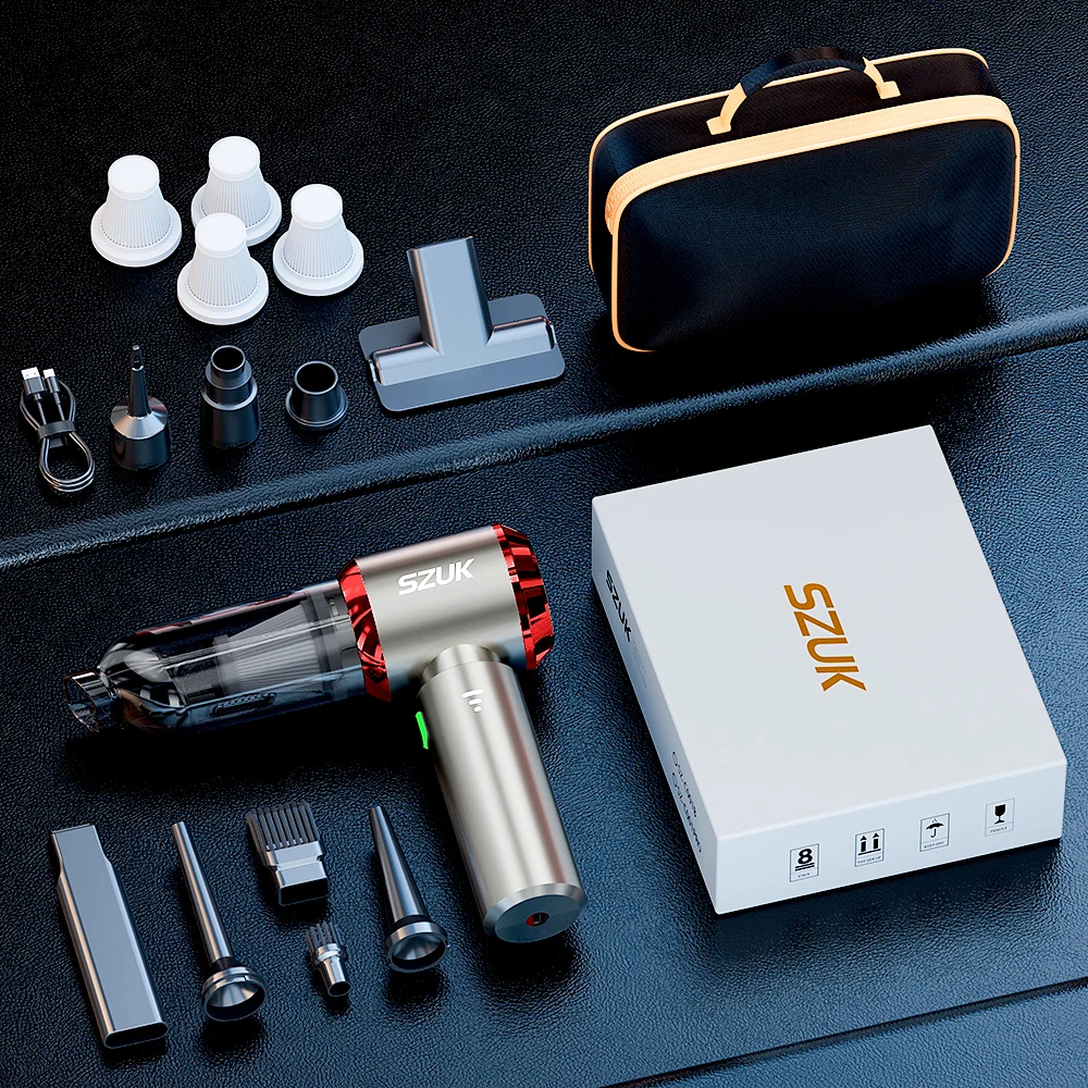 SZUK New Mini Car Vacuum Cleaner 985000Pa Wireless Vacuum Cleaner Powerful Suction - Image 11