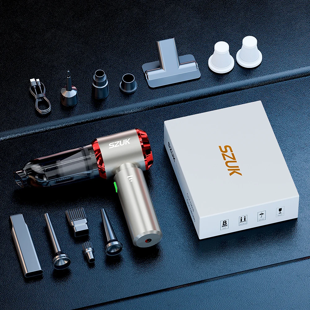 SZUK New Mini Car Vacuum Cleaner 985000Pa Wireless Vacuum Cleaner Powerful Suction - Image 9