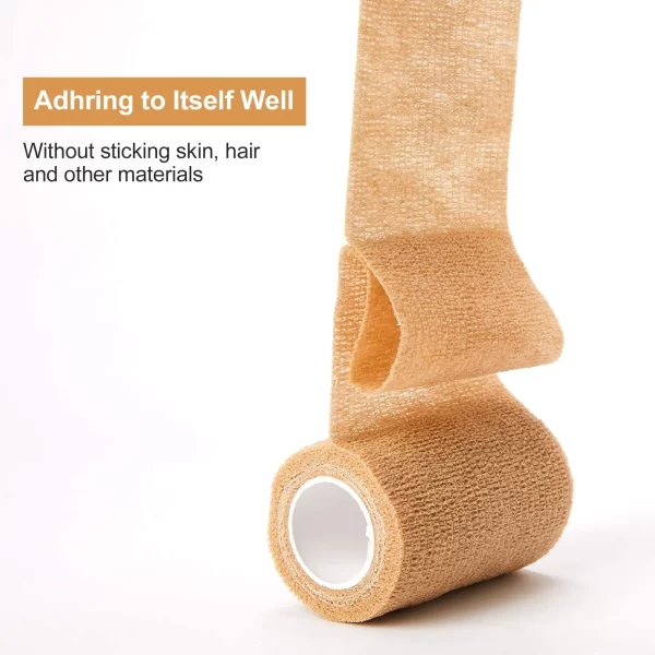 10 Rolls Medical Adhesive Bandage Elastic Breathable Sports Self Adhesive Tape - Image 11