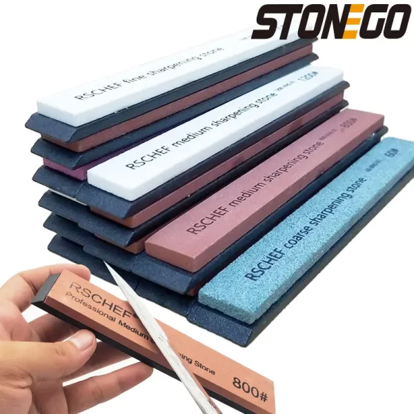 STONEGO Knife Sharpener Sharpening Professional Stone Fixed Grinding Stone