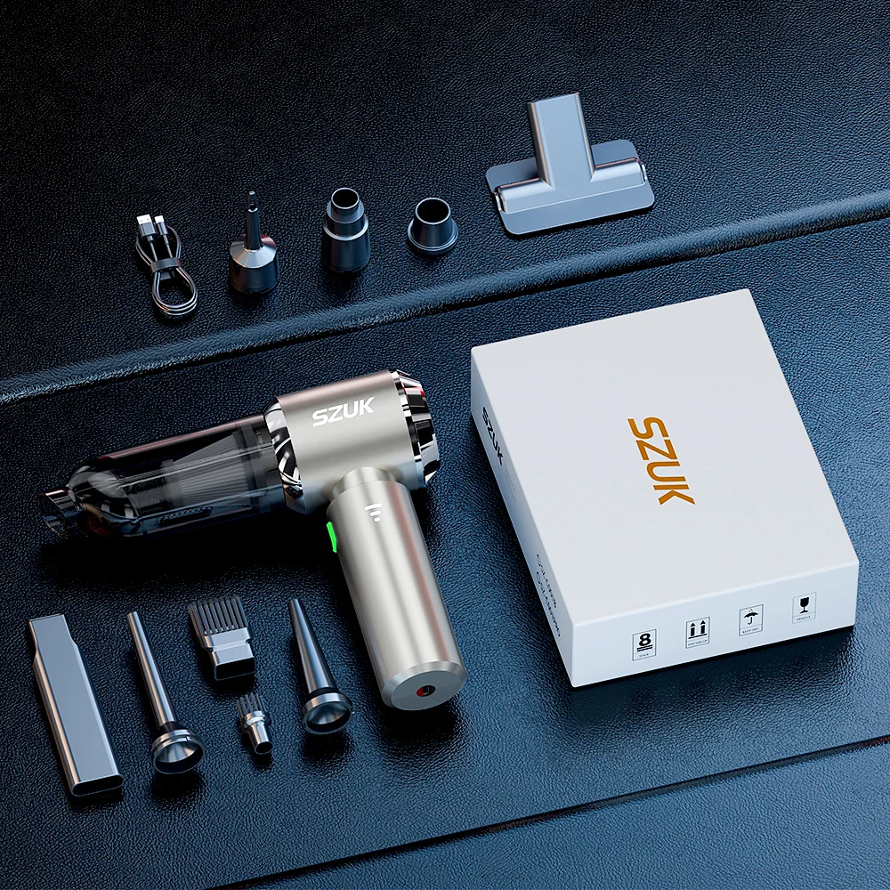 SZUK New Mini Car Vacuum Cleaner 985000Pa Wireless Vacuum Cleaner Powerful Suction - Image 8