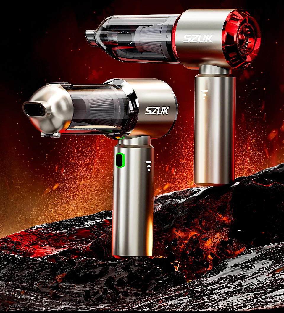 SZUK New Mini Car Vacuum Cleaner 985000Pa Wireless Vacuum Cleaner Powerful Suction - Image 16