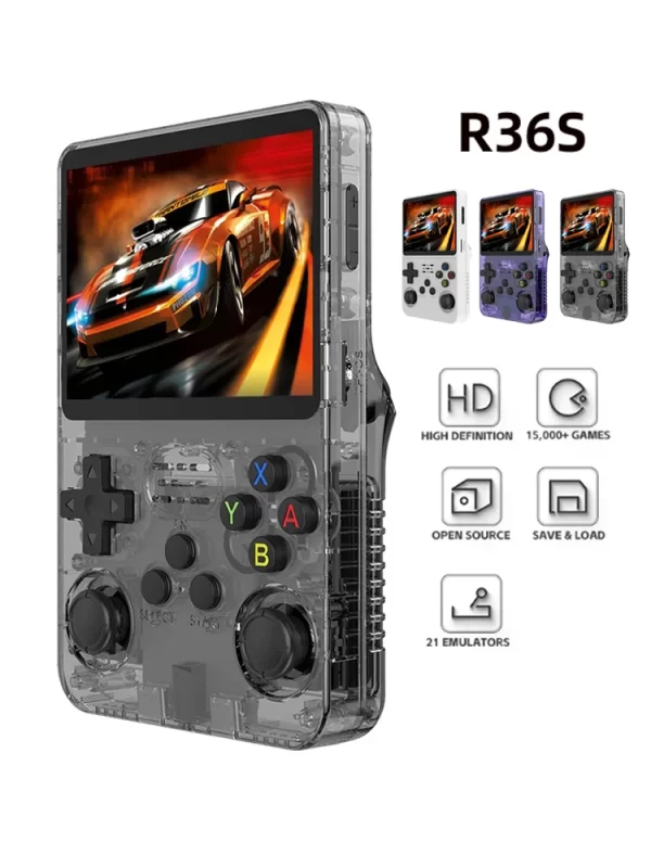 128G R36S Retro Handheld Video Game Console Linux System 3.5 Inch IPS Screen R35s Pro Portable Pocket Video Player 64GB Games - Image 16