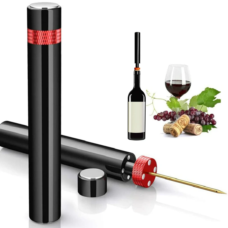 Newest Air Pressure Pump Wine Bottle Opener Portable Stainless Steel Pin Easy Cork Remover - Image 11