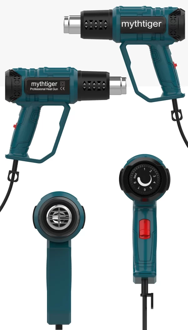 2000W Industrial Electric Hot Air Gun Digital Display Car Film Heat Gun Air Dryer for Soldering Thermal Blower Shrink Wrapping - Image 44