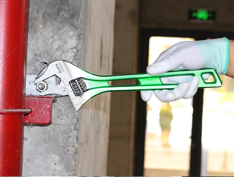 LAOA Large Opening Adjustable Wrench Light Spanner Multifunctional Bathroom Pipe Wrench 6-12 inch Plumbing Repair Hand Tools - Image 22