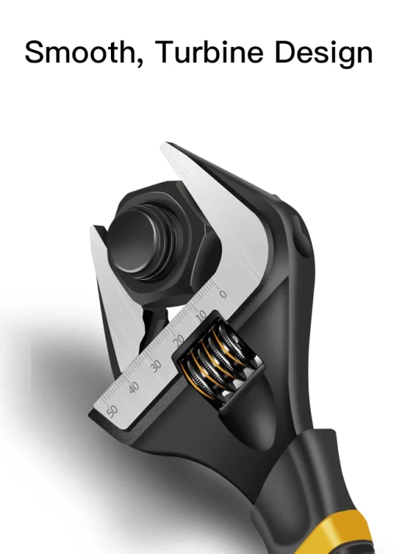 AIRAJ Adjustable Wrench Stainless Steel Universal Spanner Bathroom Wrench - Image 3