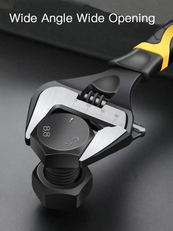 AIRAJ Adjustable Wrench Stainless Steel Universal Spanner Bathroom Wrench - Image 14