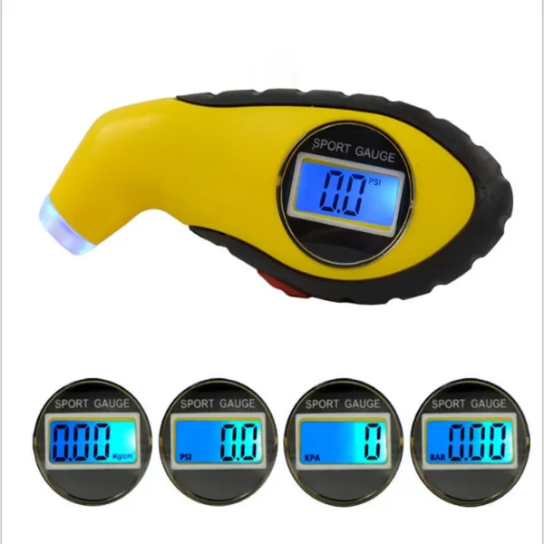 Auto Motorcycle Tyre Pressure Digital Meter Mini Diagnostic Tool Car Styling Detector Tire Pressure Gauge Portable LCD Display - Image 9