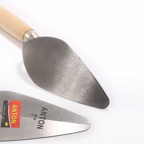 6/7 Inch Construction Tools Putty Knife Brick Trowel Laying Carbon Steel Blade Pointing Plaster Tool Carbon Steel Trowel  Tools - Image 4