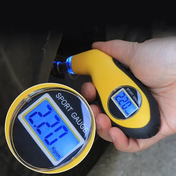 Auto Motorcycle Tyre Pressure Digital Meter Mini Diagnostic Tool Car Styling Detector Tire Pressure Gauge Portable LCD Display - Image 7