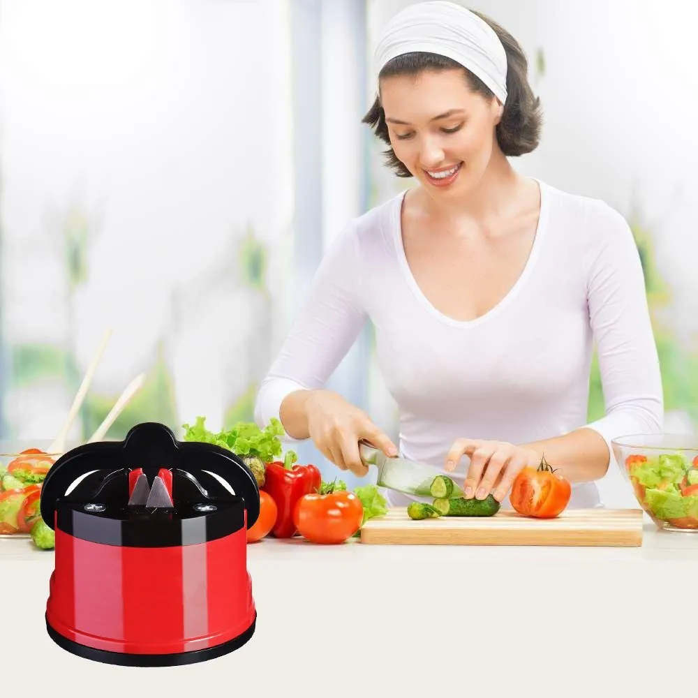 Knife Sharpener Sharpening Tool Easy And Safe To Sharpens Kitchen Chef Knives - Image 11