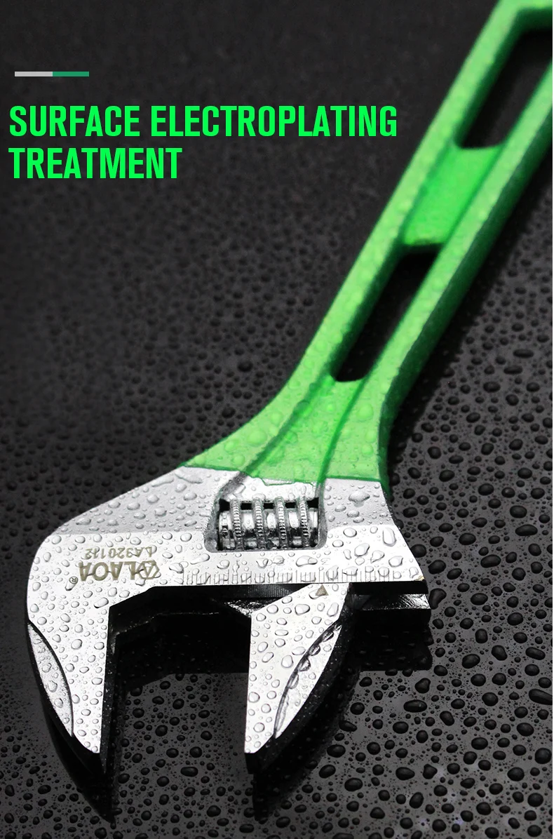 LAOA Large Opening Adjustable Wrench Light Spanner Multifunctional Bathroom Pipe Wrench 6-12 inch Plumbing Repair Hand Tools - Image 17
