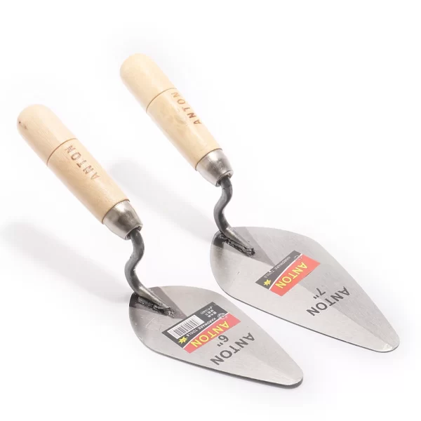6/7 Inch Construction Tools Putty Knife Brick Trowel Laying Carbon Steel Blade Pointing Plaster Tool Carbon Steel Trowel  Tools - Image 3