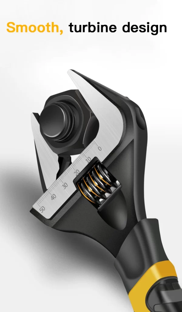 AIRAJ Adjustable Wrench Stainless Steel Universal Spanner Bathroom Wrench - Image 15