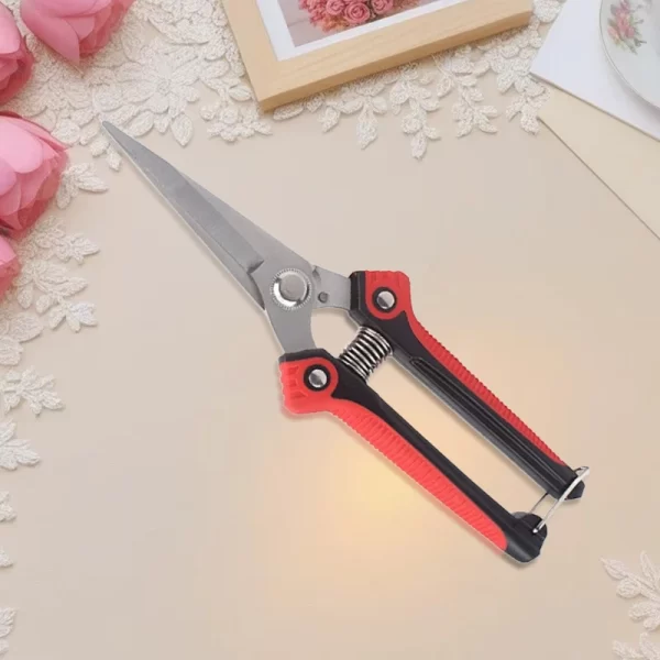 Stainless Steel Pruning Shears Sharp Branch Scissors with Non Slip Handle - Image 8