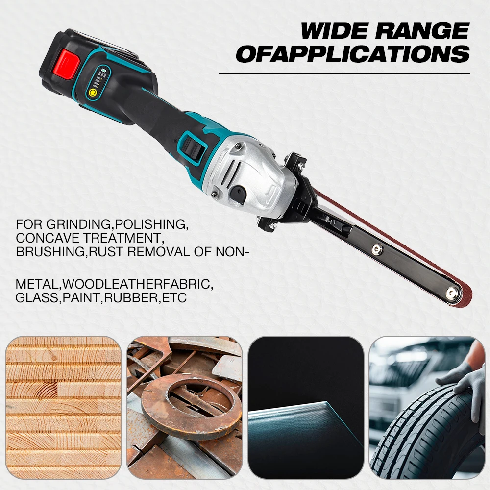 Grinder Mini Sander Multifunctional Cordless Polishing Machine, Home Angle Grinder Modification Belt Sander Accessories, Tools - Image 6