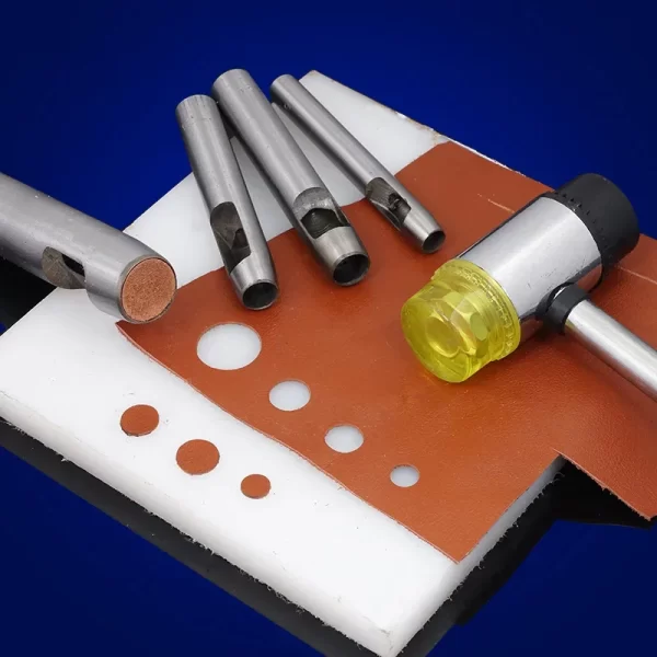 Round Punch Hollow Punch Steel Chisel Leather Puncher Cutting Tool for Belts, Metal Gaskets, Leather, Canvas (0.5mm To 60mm) - Image 2